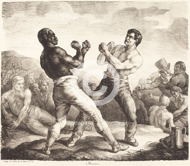 Boxeurs (The Boxers), 1818. Creator: Theodore Gericault.