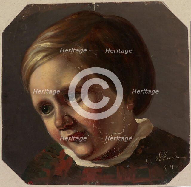 Boy, 1854. Creator: Karl Anders Ekman.