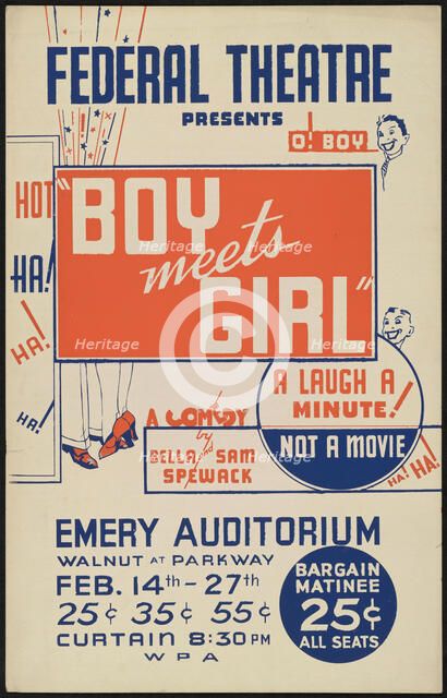 Boy Meets Girl, Cincinnati, 1938. Creator: Unknown.