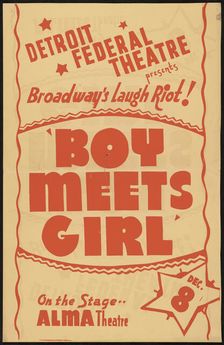 Boy Meets Girl, Detroit, [193-]. Creator: Unknown