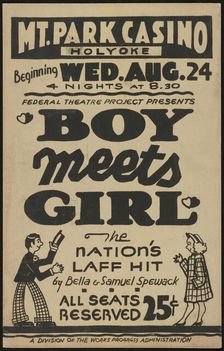 Boy Meets Girl, Holyoke, MA, 1938. Creator: Unknown