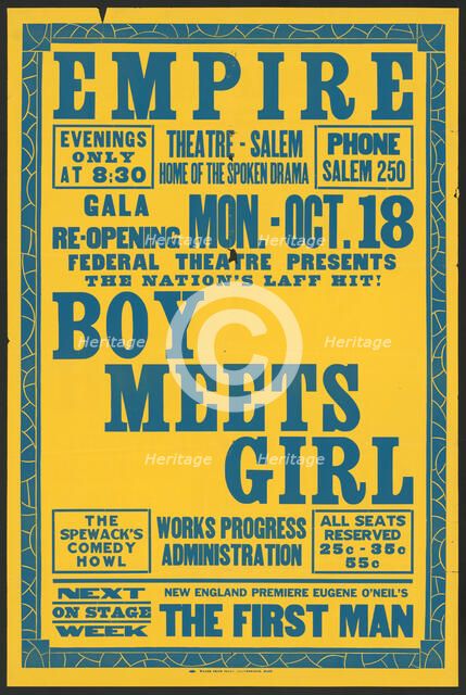 Boy Meets Girl, Salem, MA, 1937. Creator: Unknown.