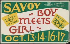 Boy Meets Girl, San Diego, 1937. Creator: Unknown