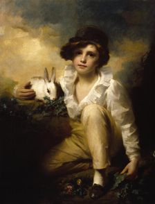 Boy and Rabbit, c1814. Creator: Henry Raeburn