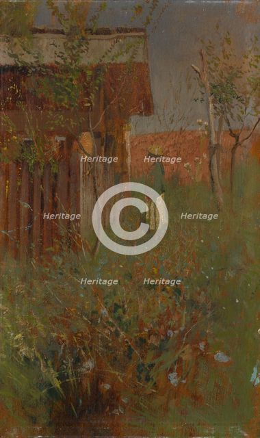 Boy by the Beehouse, 1890-1900. Creator: Ladislav Mednyanszky.