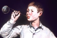 Boy Blowing Bubbles Detail, 1867. Artist: Edouard Manet