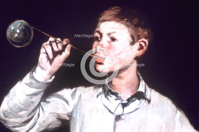 'Boy Blowing Bubbles', Detail, 1867. Artist: Edouard Manet