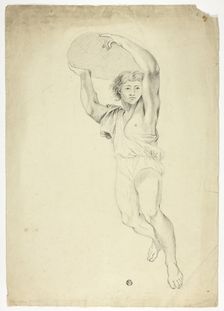 Boy Carrying Weight, n.d. Creator: Unknown