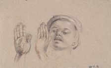 Boy Clapping Hands, c1825-1849. Creator: William Allan