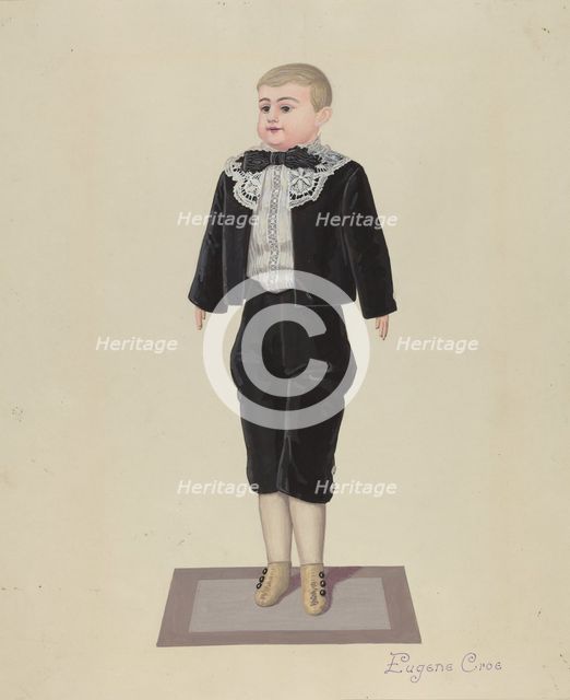 Boy Doll, c. 1937. Creator: Eugene Croe.