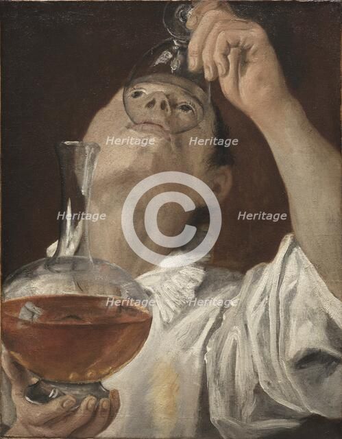 Boy Drinking, 1582-1583. Creator: Annibale Carracci (Italian, c. 1560-1609).
