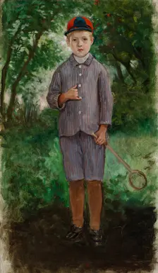 Boy, exercise, 1868. Creator: Adolf von Becker