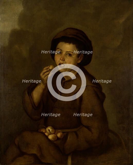 Boy Eating Peaches, 1660-1700. Creator: Unknown.