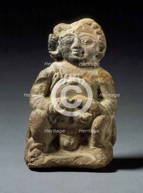 Boy Feeding a Parrot, 1st century BC. Creator: Unknown.