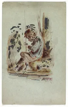 Boy Fishing, n.d. Creator: Dupenvant