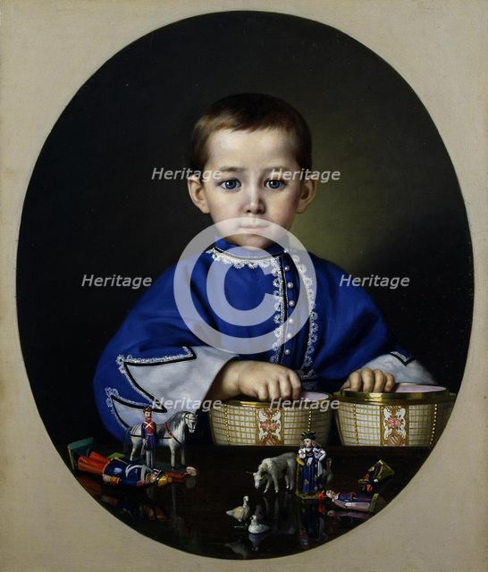 Boy from Terlikov Family, 1870s-1880s. Artist: Anonymous  