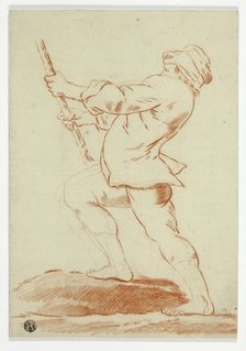 Boy Holding Staff, n.d. Creator: Andrea Lilio