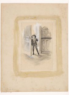 Boy in a doorway, 1870-1937. Creator: Willem Wenckebach