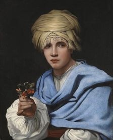 Boy in a Turban holding a Nosegay, 1658. Creator: Michiel Sweerts