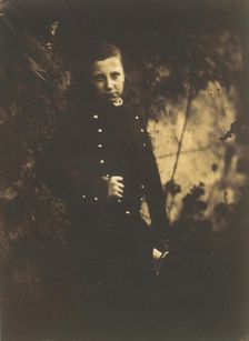 [Boy in Uniform], ca. 1855. Creator: Jean-Baptiste Frénet
