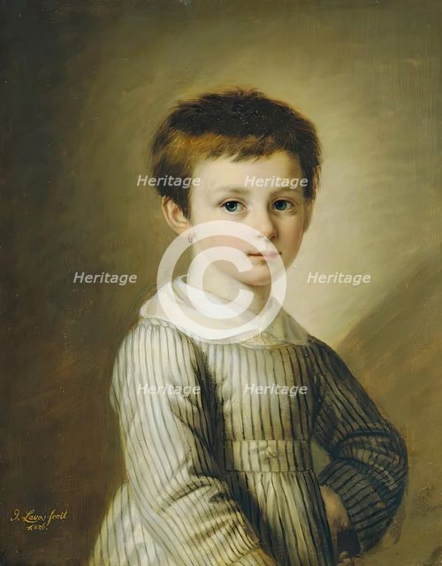 Boy portrait, 1826. Creator: Joseph Lavos.