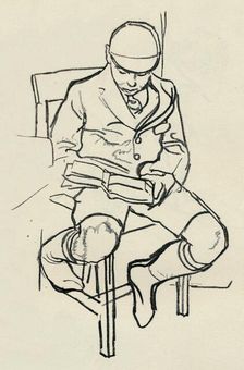Boy Reading c1900. Artist: Warwick Reynolds
