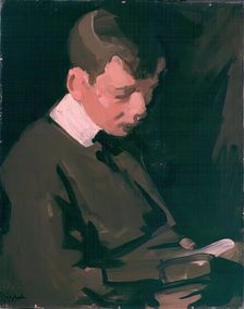 Boy Reading, c1903. Creator: Samuel John Peploe