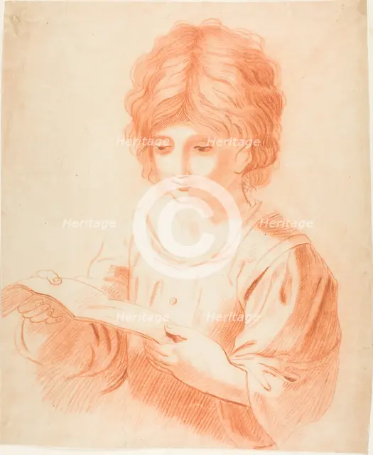 Boy Reading, n.d. Creator: Unknown.