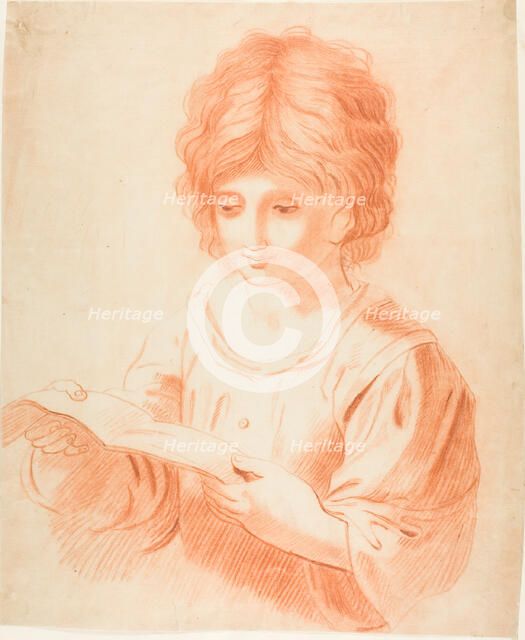 Boy Reading, n.d. Creator: Unknown.