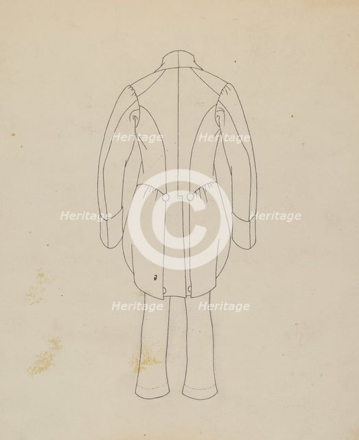 Boy's Coat and Trousers, c. 1939. Creator: Mae A. Clarke.