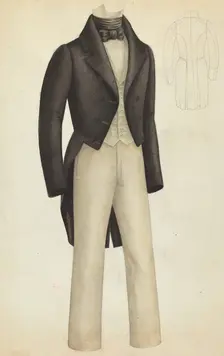 Boy's Coat and Trousers, c. 1940. Creator: Henry De Wolfe