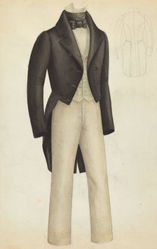 Boy's Coat and Trousers, c. 1940. Creator: Henry De Wolfe