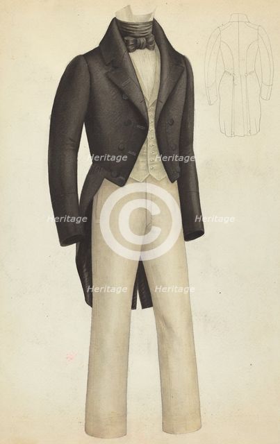 Boy's Coat and Trousers, c. 1940. Creator: Henry De Wolfe.