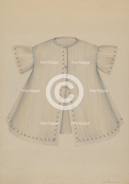 Boy's Coat, c. 1937. Creator: Dorothy Gernon.