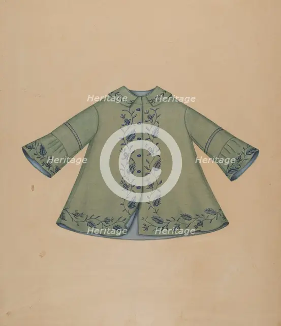Boy's Coat, c. 1937. Creator: Marie Mitchell.