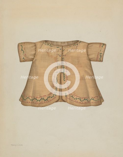 Boy's Coat, c. 1937. Creator: Nancy Crimi.
