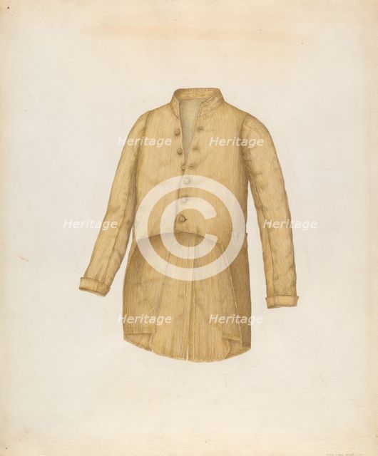 Boy's Cutaway Jacket, c. 1938. Creator: Dorothea Mierisch.