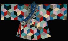 Boy's Baijia Pao ("One Hundred Household" Robe), China, Qing dynasty (1644-1911), 1850/1900. Creator: Unknown