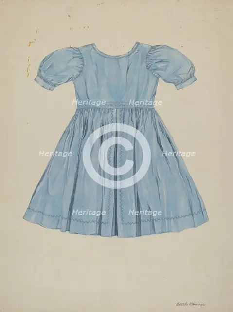 Boy's Dress, 1935/1942. Creator: Edith Towner.