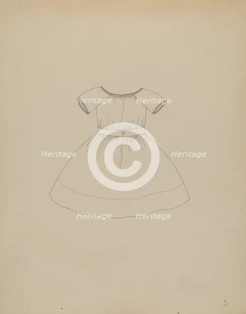 Boy's Dress, 1935/1942. Creator: Mae A. Clarke.