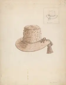 Boy's Hat, c. 1936. Creator: Mary E Humes