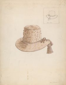 Boy's Hat, c. 1936. Creator: Mary E Humes