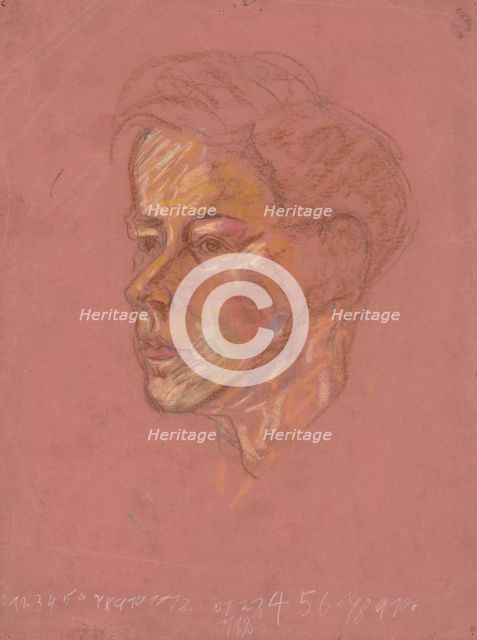 Boy's head, 1925-1935. Creator: Arnold Peter Weisz-Kubincan.