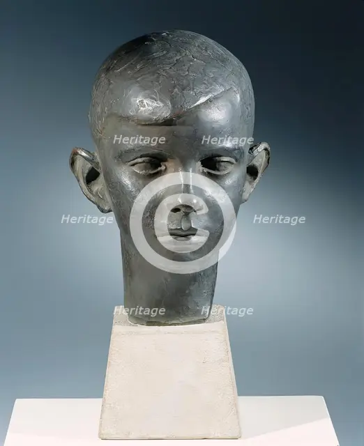 Boy's head, 1922. Creator: George Kolbe.