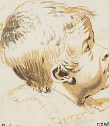 Boy's head, right profile. Creator: Jacob van Campen