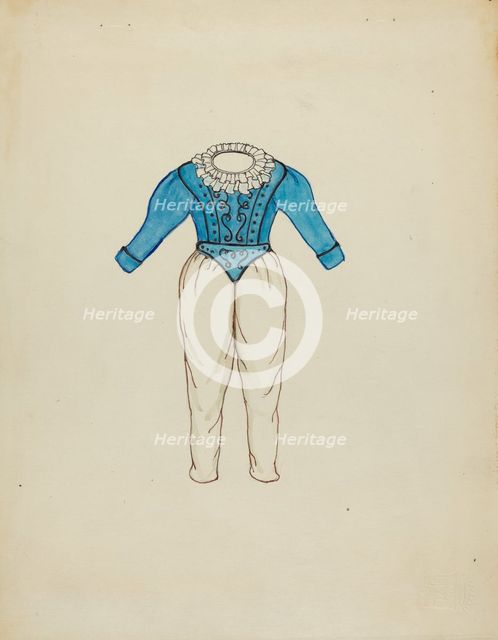 Boy's Suit, 1935/1942. Creator: Dorothy Gernon.