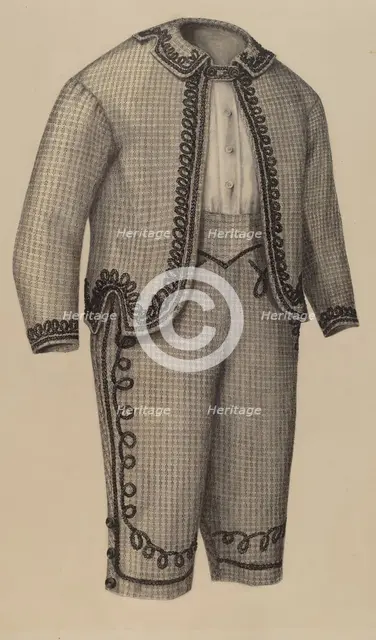 Boy's Suit, 1935/1942. Creator: Julie C Brush.