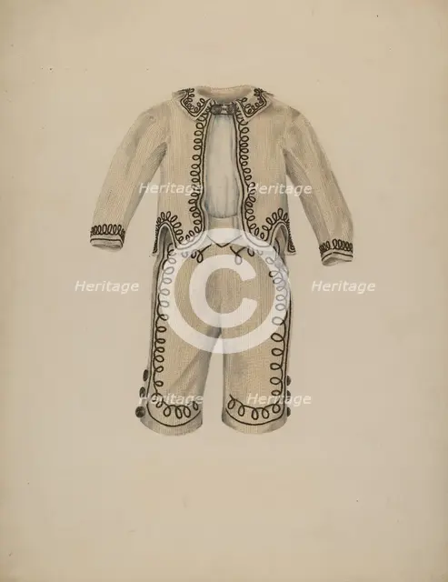 Boy's Suit, 1935/1942. Creator: Marjorie McIntyre.