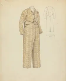 Boy's Suit, 1935/1942. Creator: Nancy Crimi