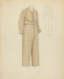 Boy's Suit, 1935/1942. Creator: Nancy Crimi